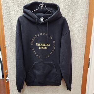 VTG Grambling State University 'Where Everybody Is Somebody' Black Hoodie Sz M